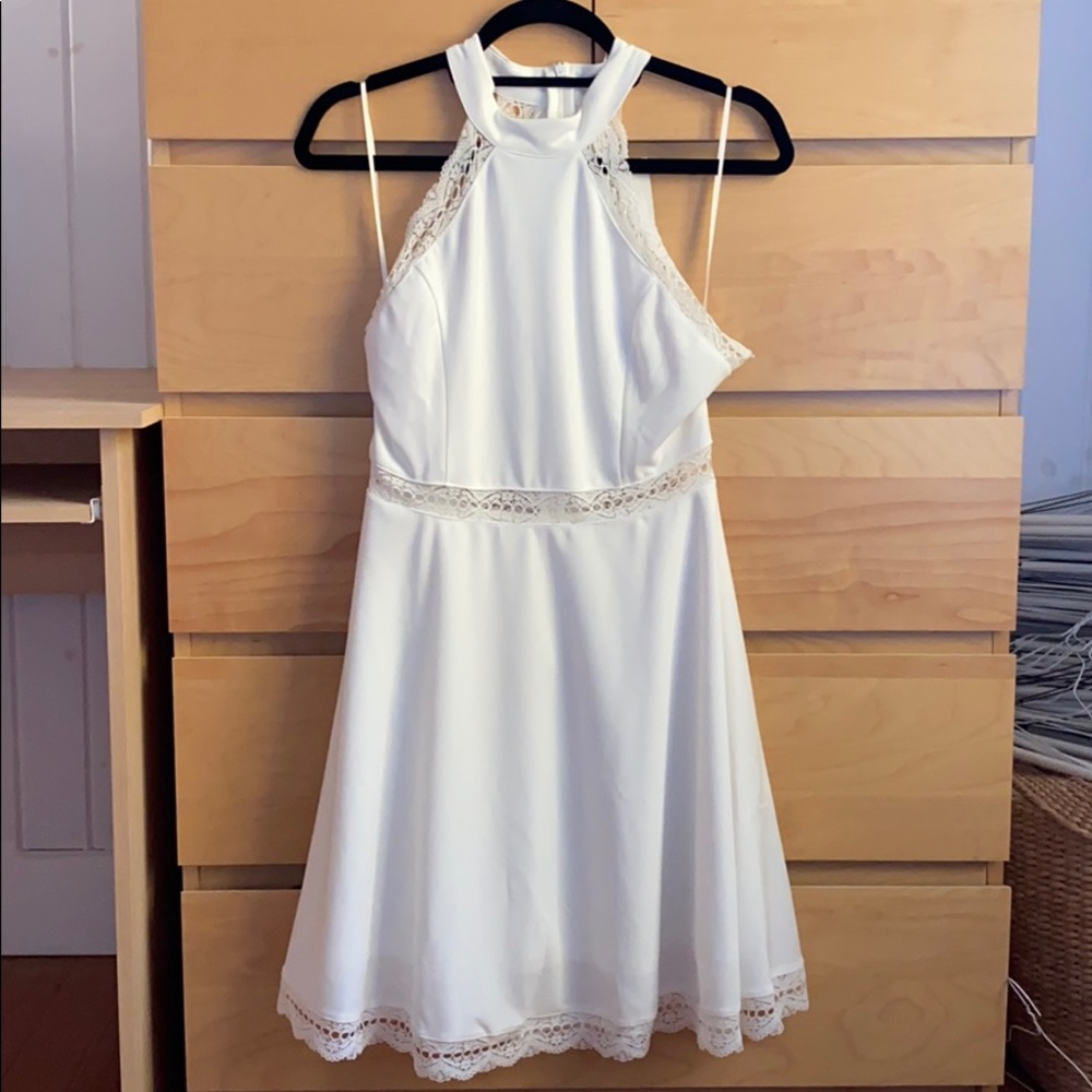 NWT White Halter dress from Francescas